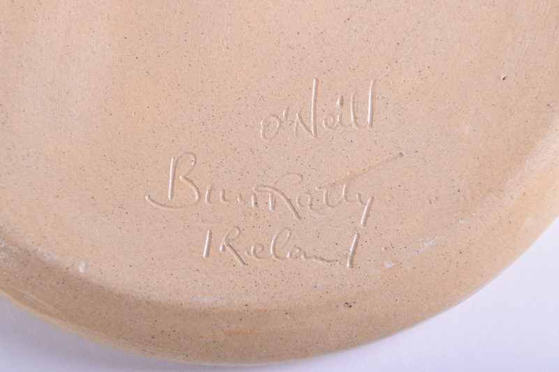 Signed O'Neill Bunratty Handmade Decorative Plate from Ireland