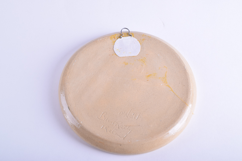 Signed O'Neill Bunratty Handmade Decorative Plate from Ireland