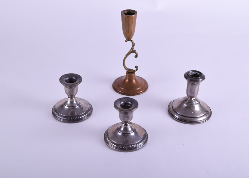 Columbia Sterling Silver Weighted Candlesticks
