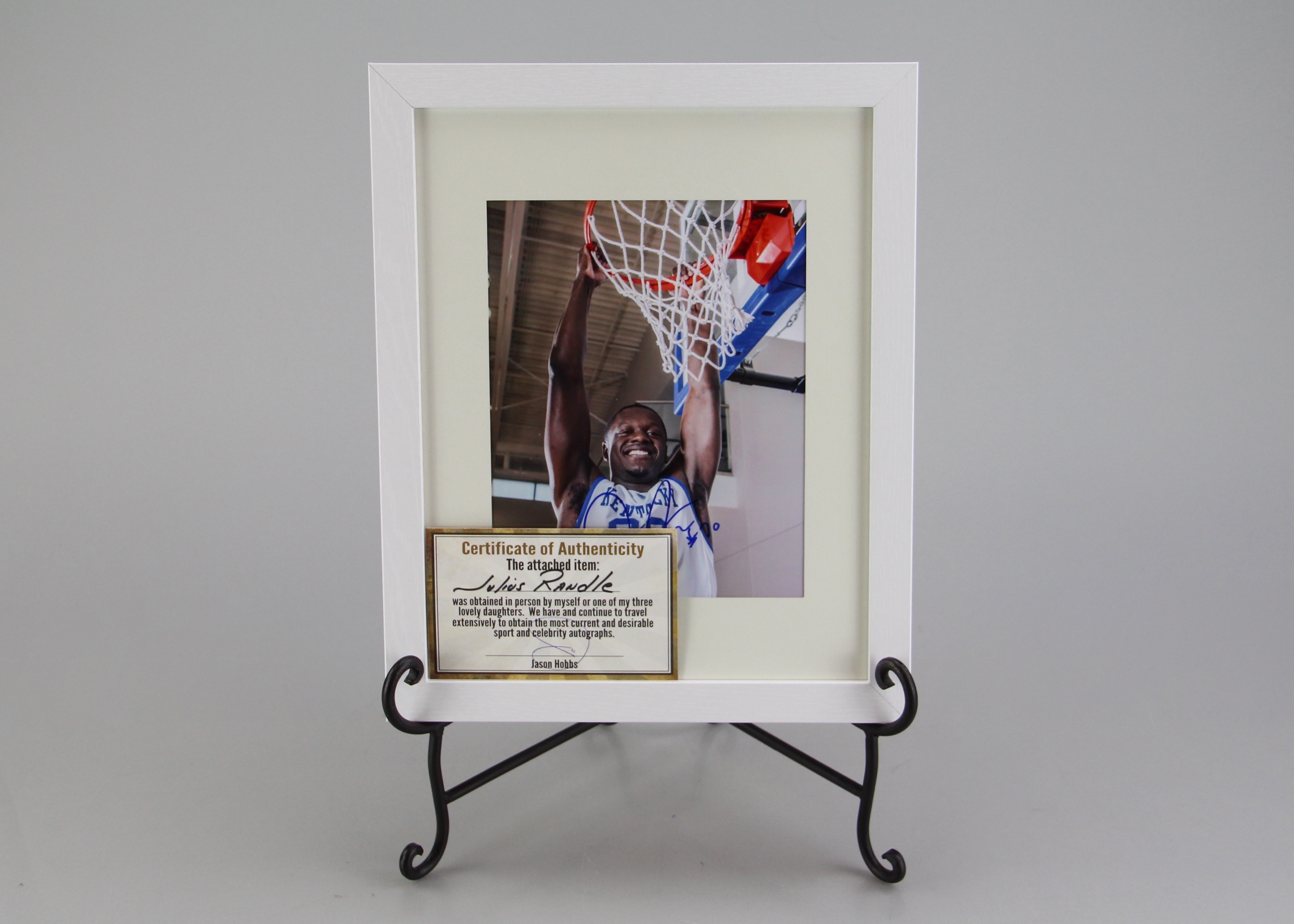 Autographed Julius Randle Photographic Print