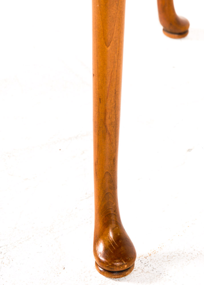 Vintage Statton Furniture Drop Leaf Cherry Corner Table