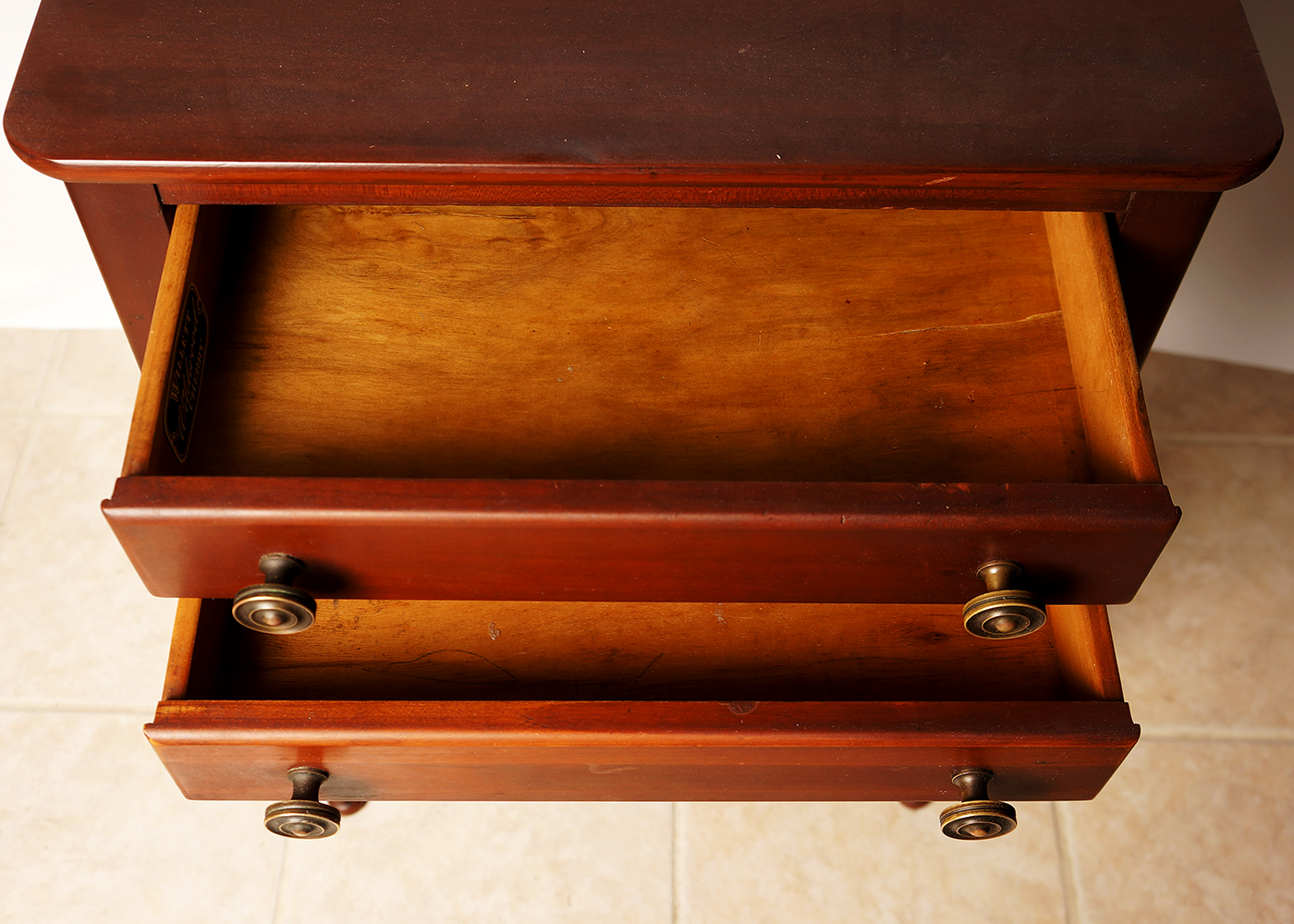 Willett Wildwood Cherry Two Drawer Night Stand