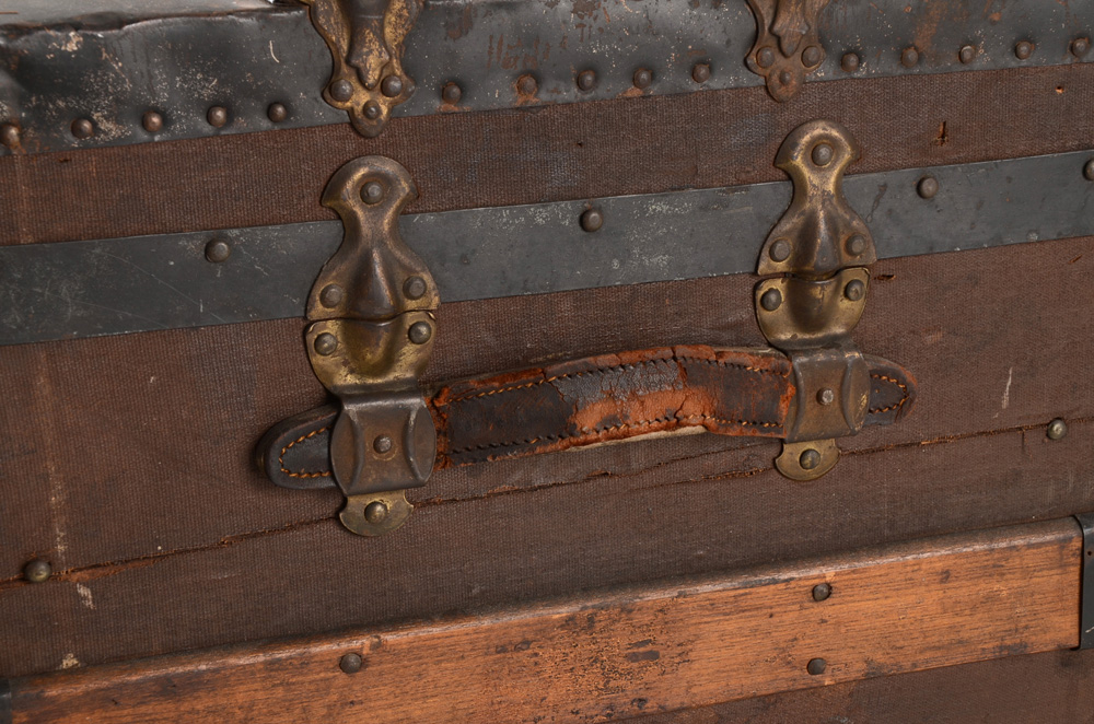 Flat-Top Steamer Trunk