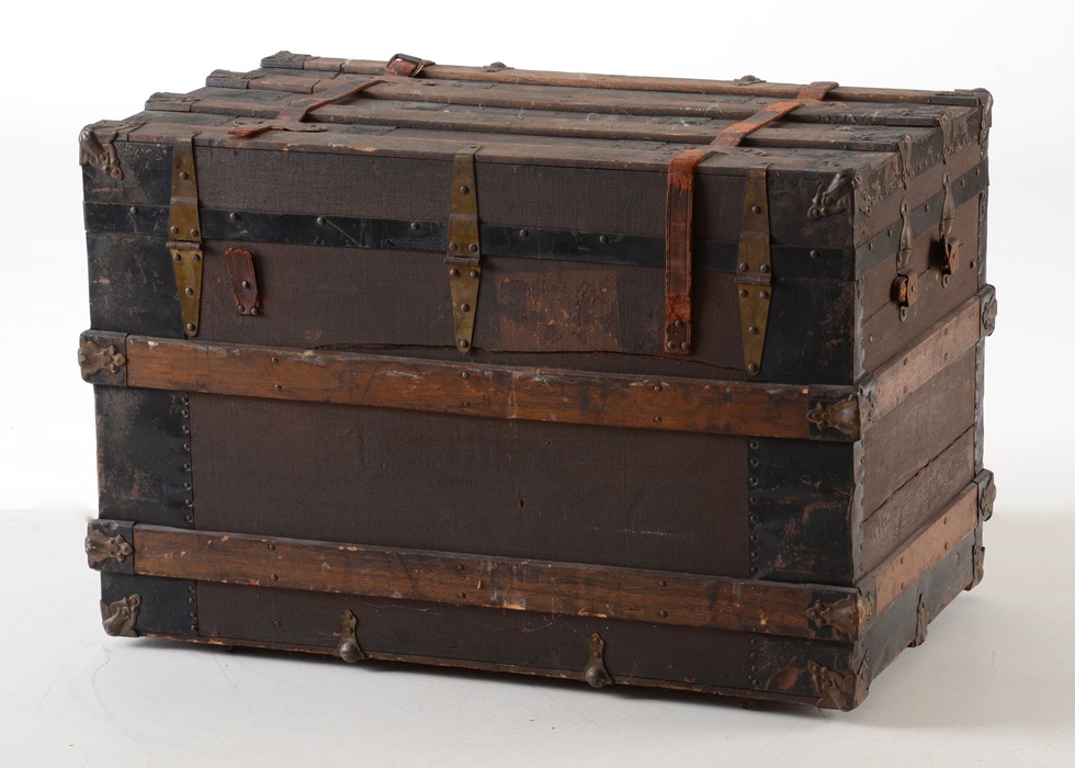 Flat-Top Steamer Trunk