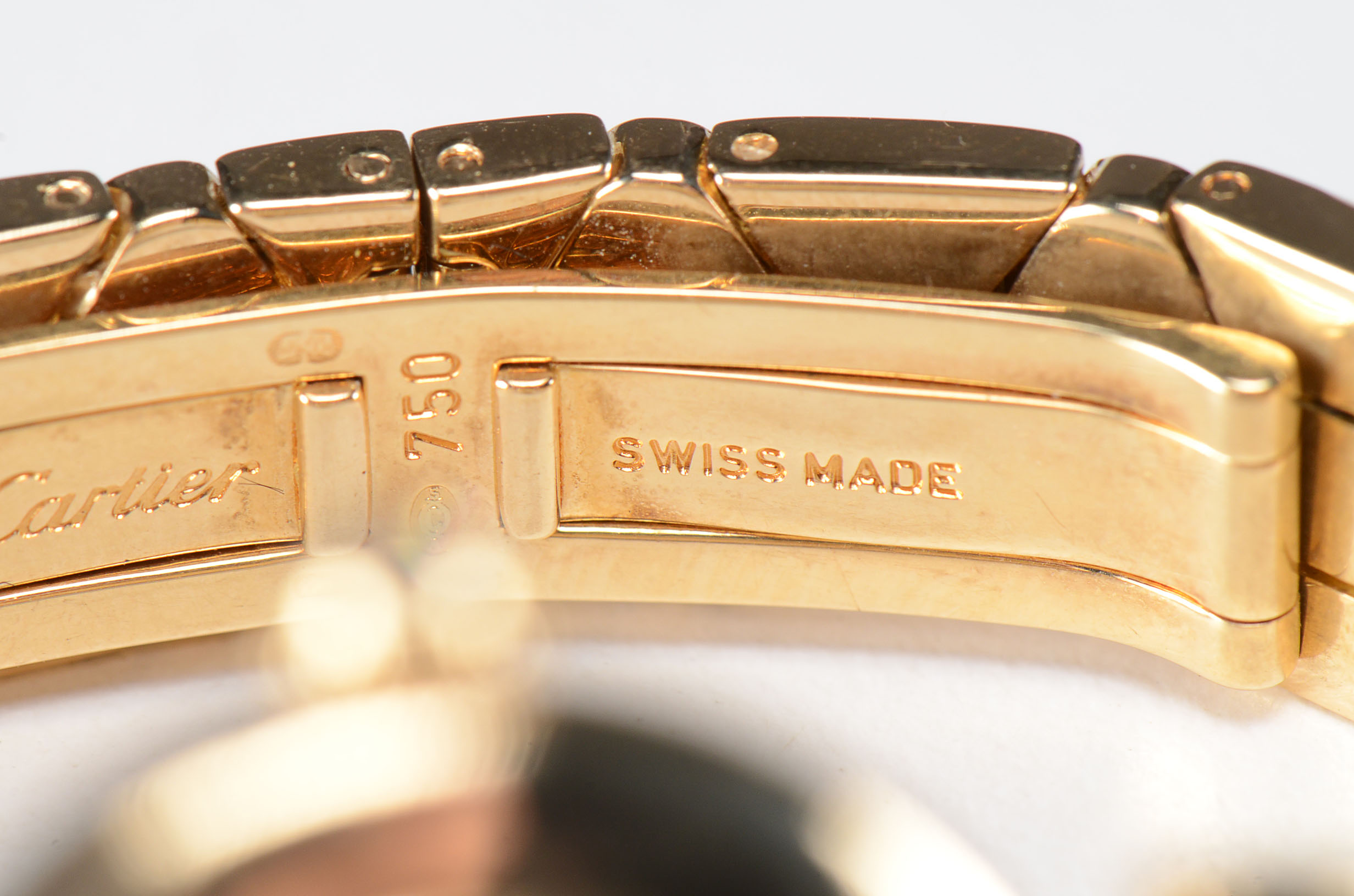 Women's Cartier Colisee Solid 18K Gold and Diamond Watch