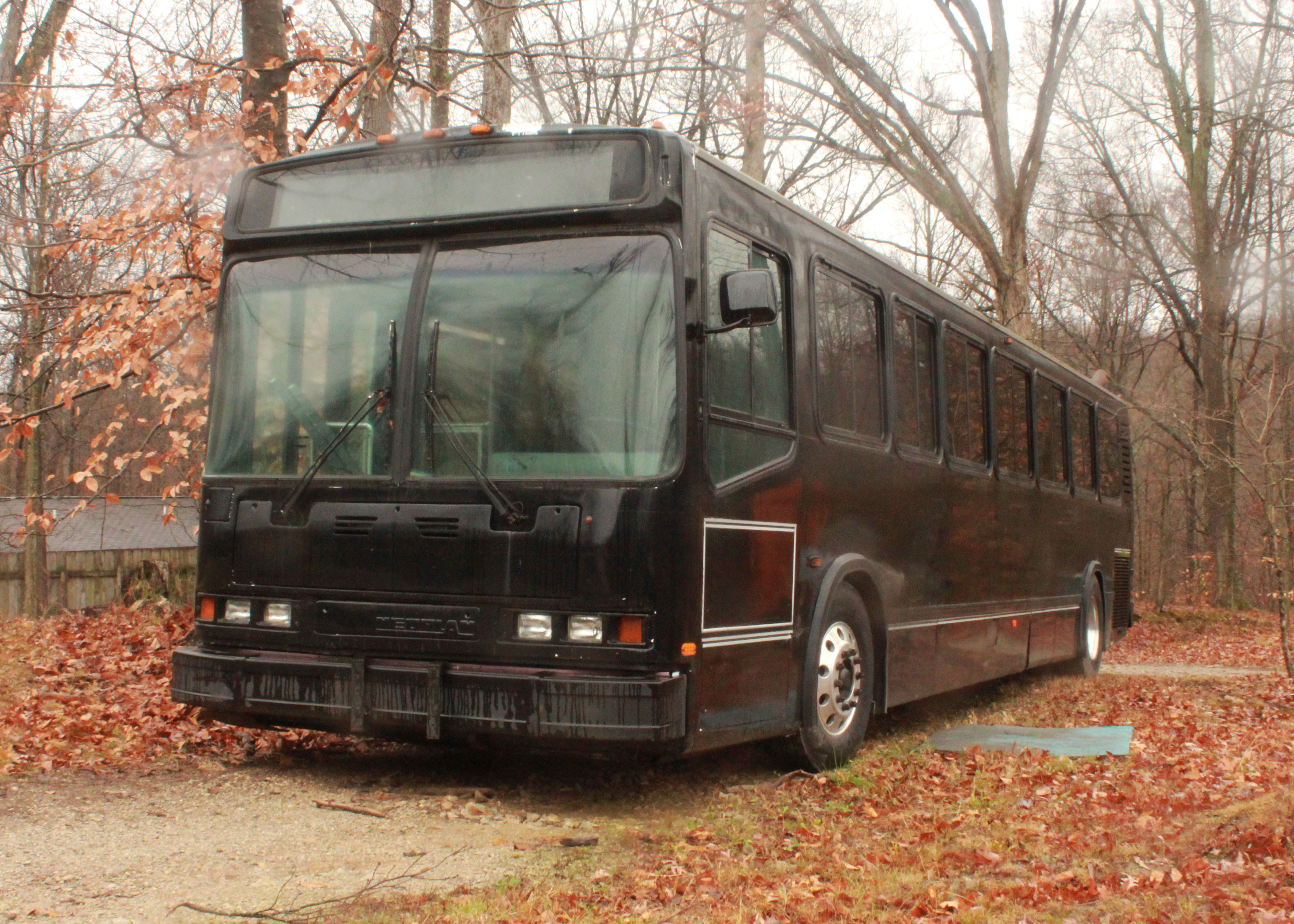 Black Transit Bus