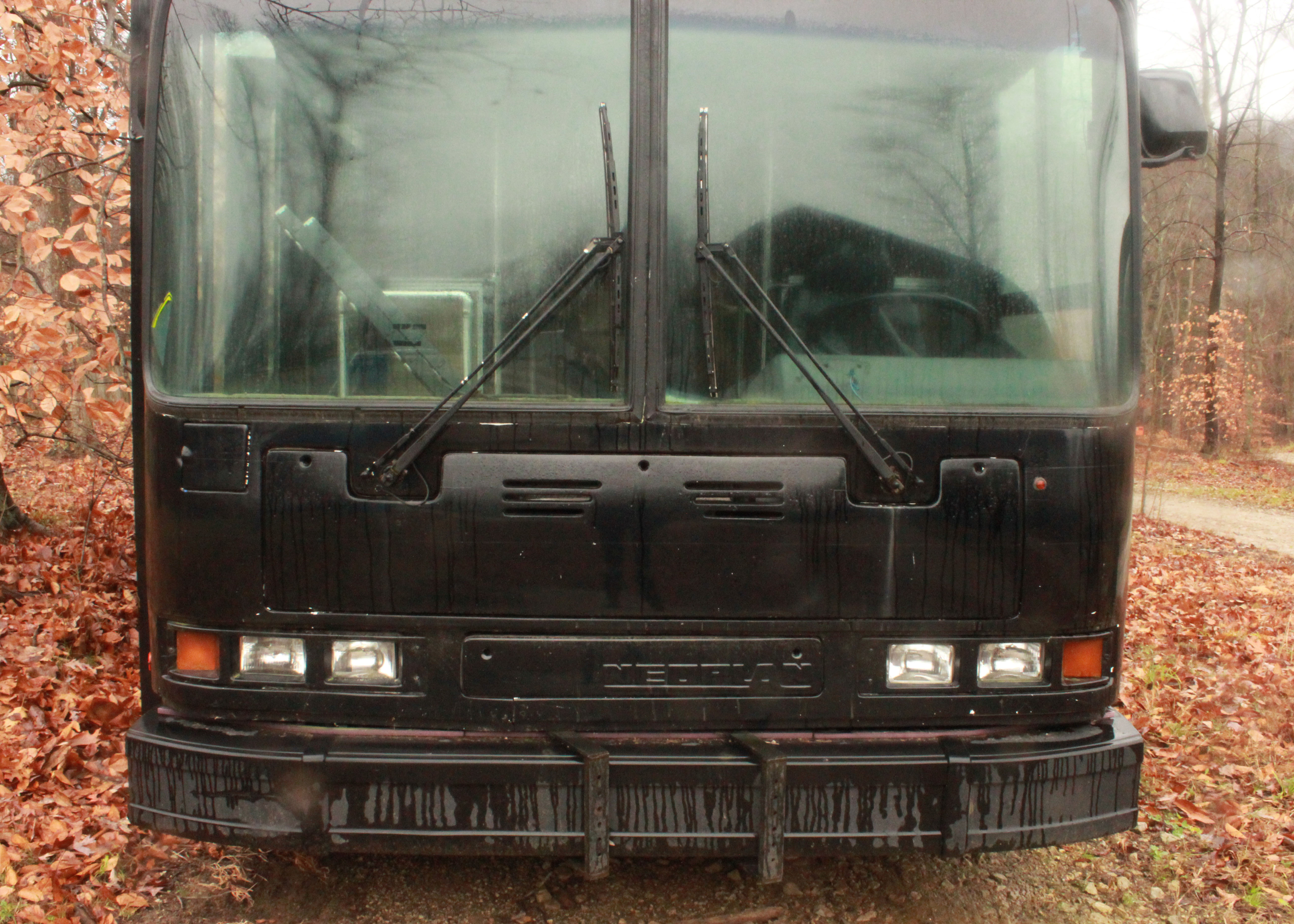 Black Transit Bus