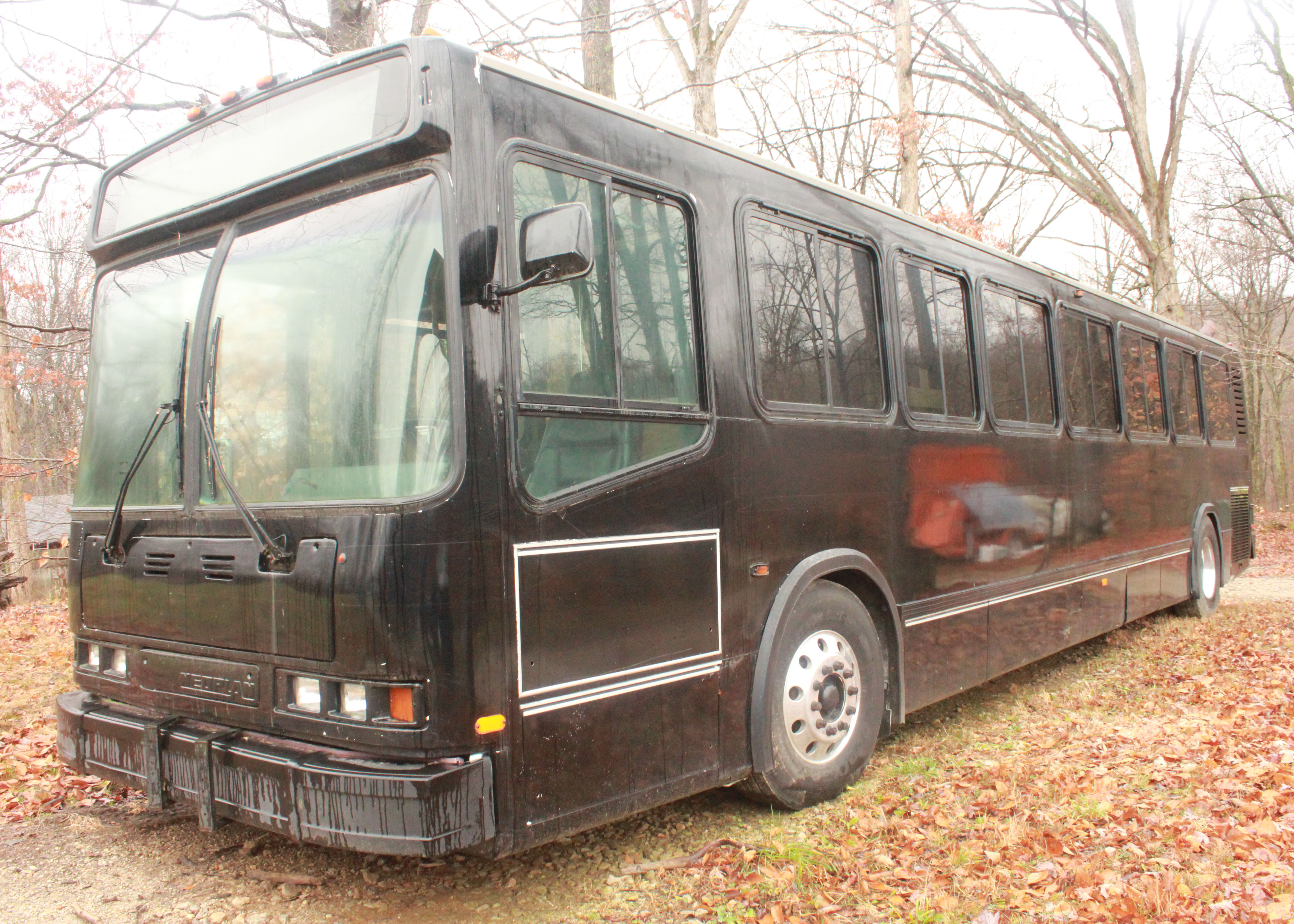 Black Transit Bus