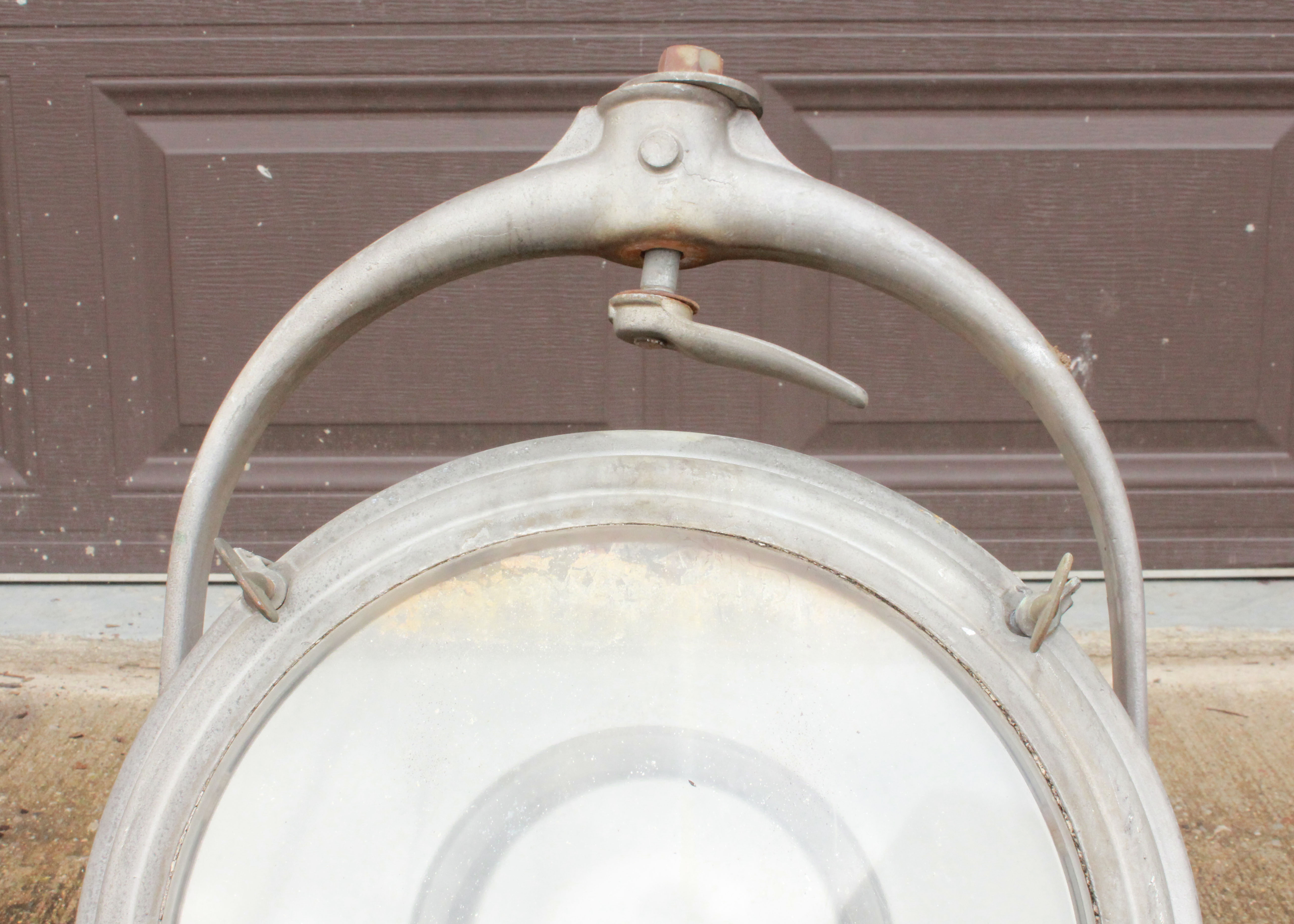 Vintage Industrial Metal Spotlight