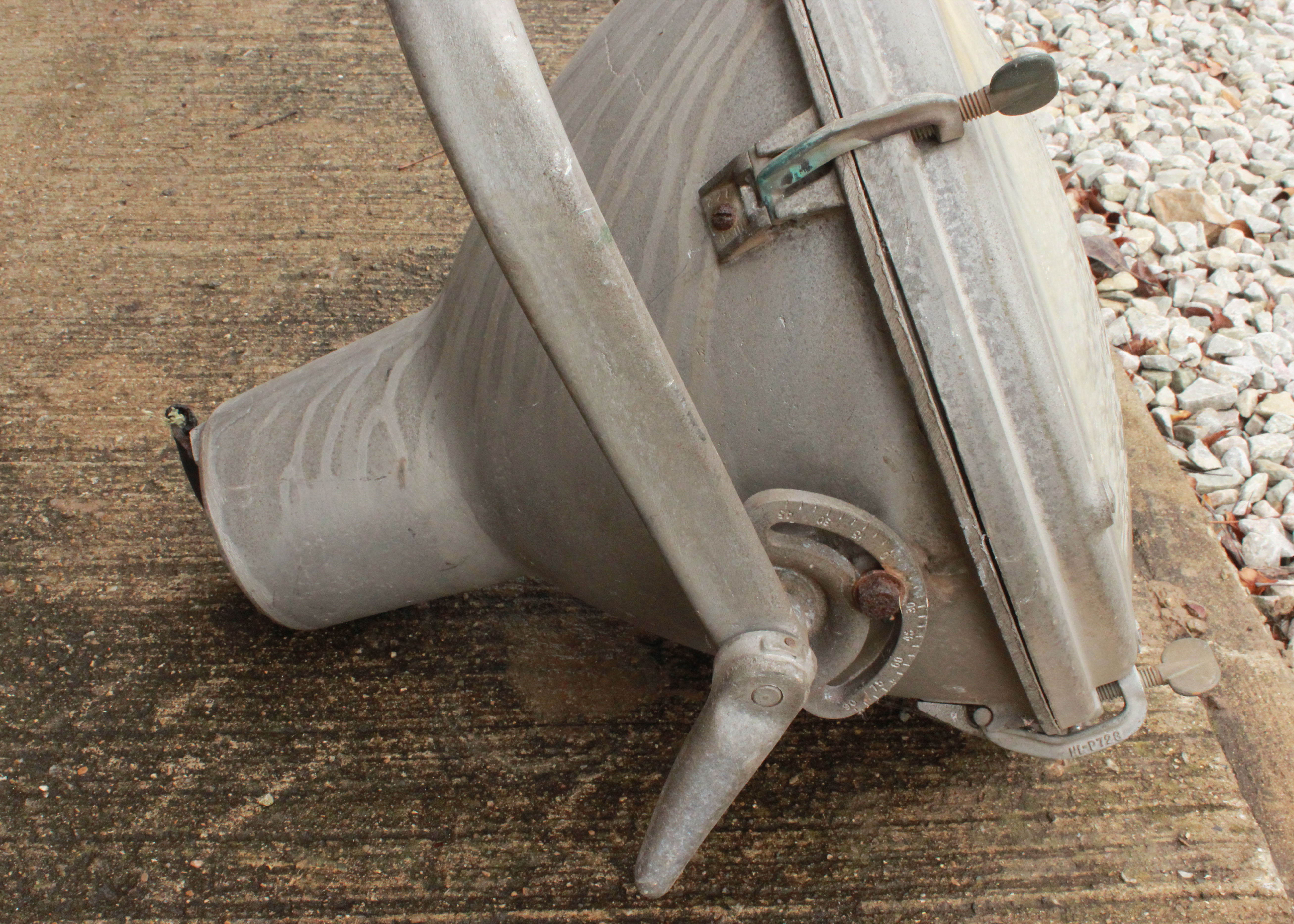 Vintage Industrial Metal Spotlight