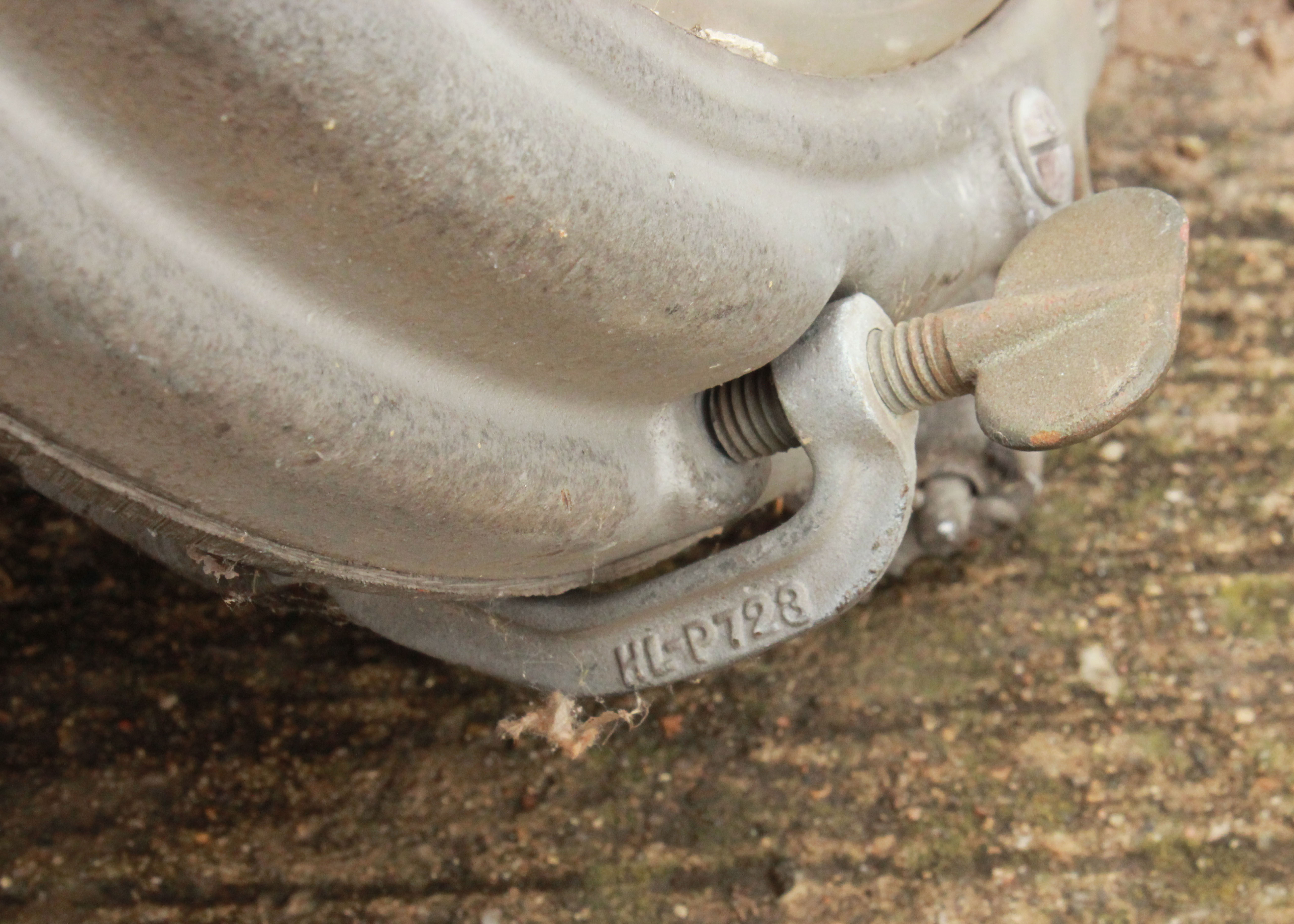 Vintage Industrial Metal Spotlight