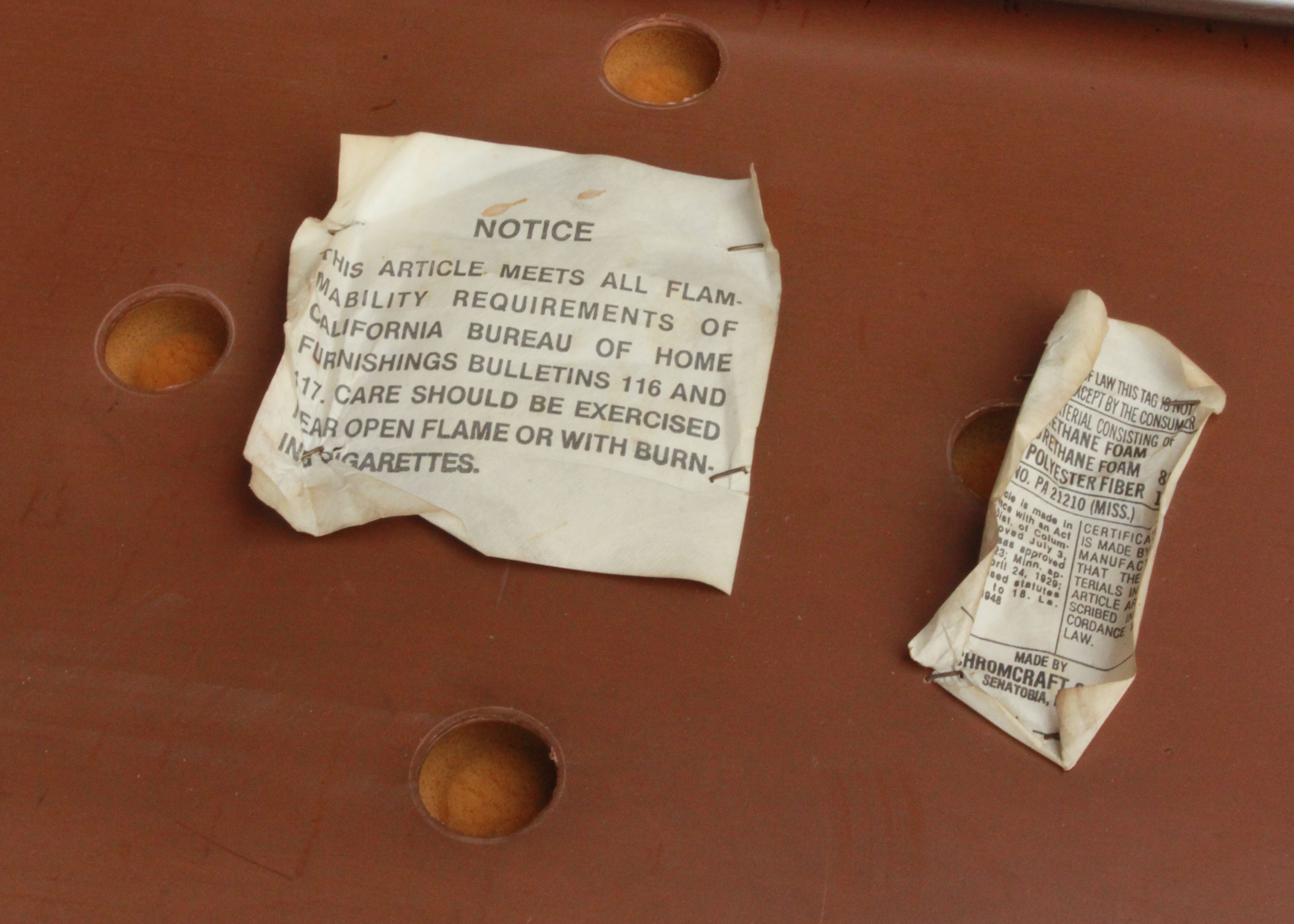 Vintage Woven Leather Chairs