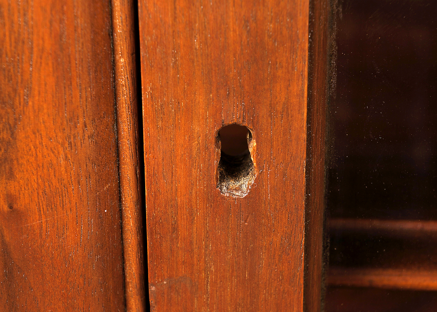 Walnut Queen Anne China Cabinet