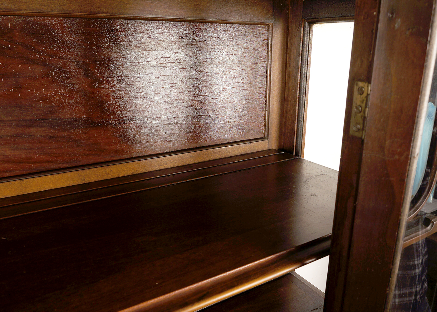 Walnut Queen Anne China Cabinet