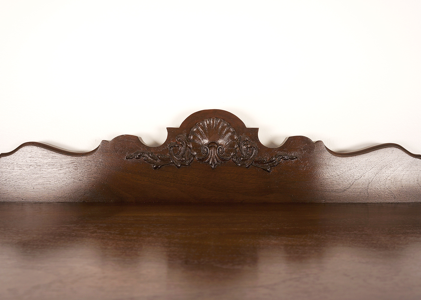 Walnut Queen Anne China Cabinet