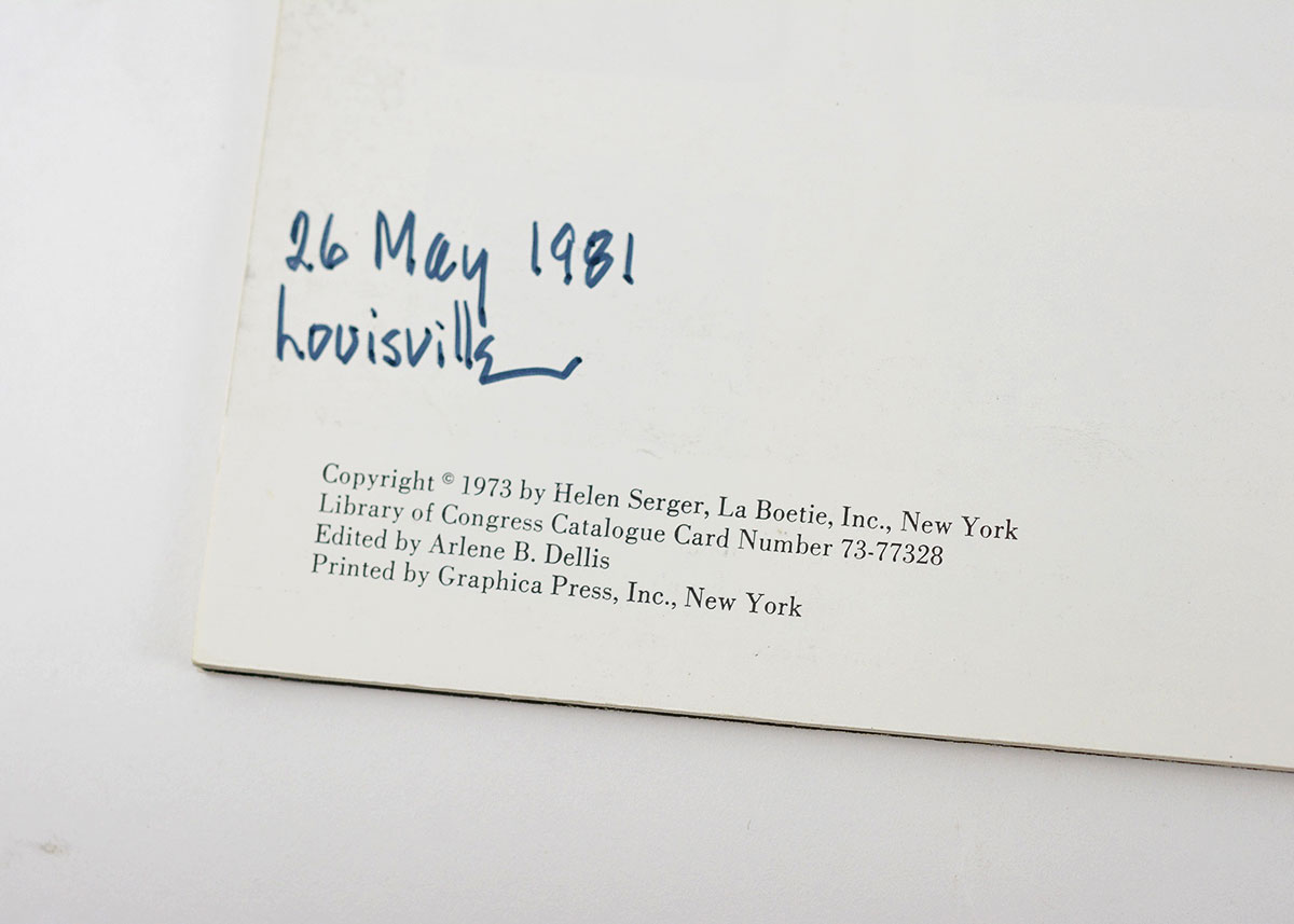 Framed Kurt Seligmann Etching and Retrospective Book