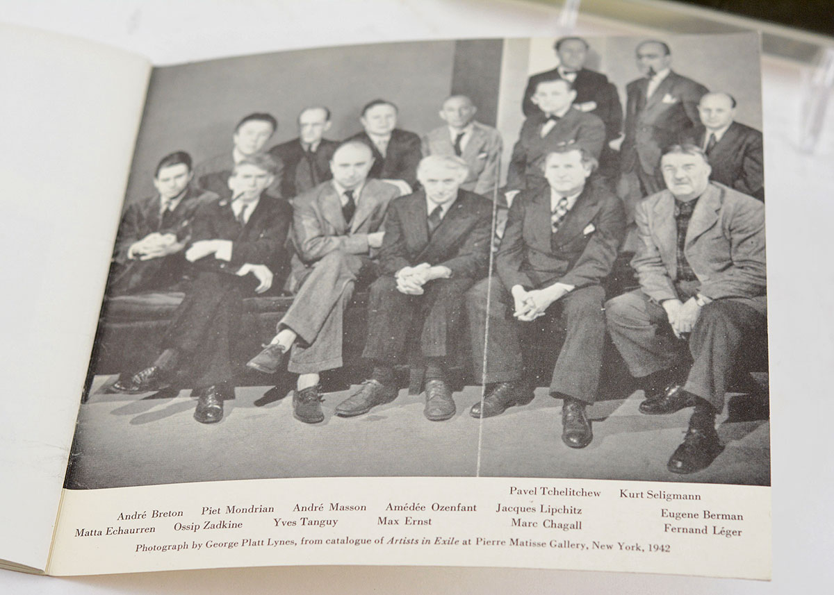 Framed Kurt Seligmann Etching and Retrospective Book