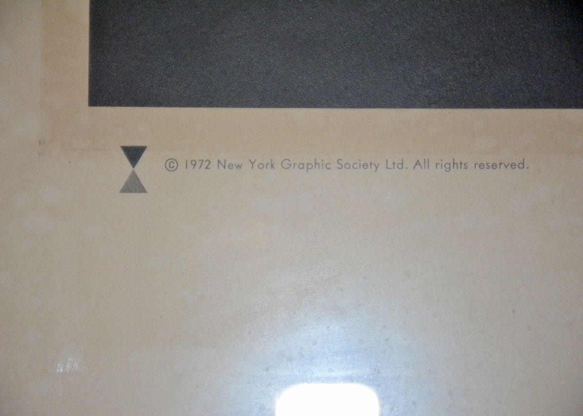 1972 Marcel Duchamp Lithograph of "Chocolate Grinder No. 2"