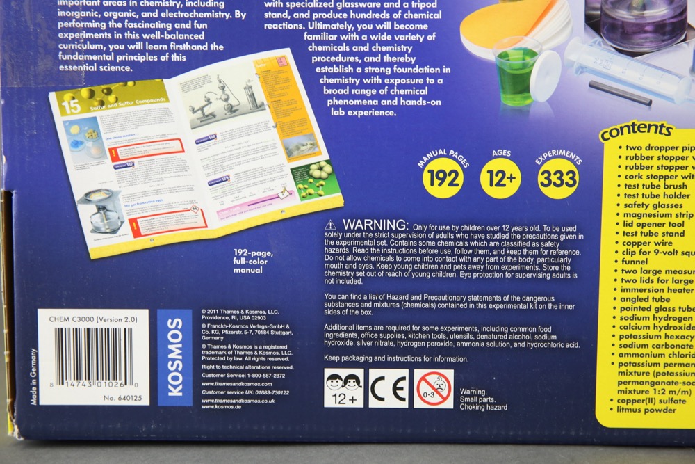 Thames & Kosmos Chemistry "Chem C3000" Experiment Kit