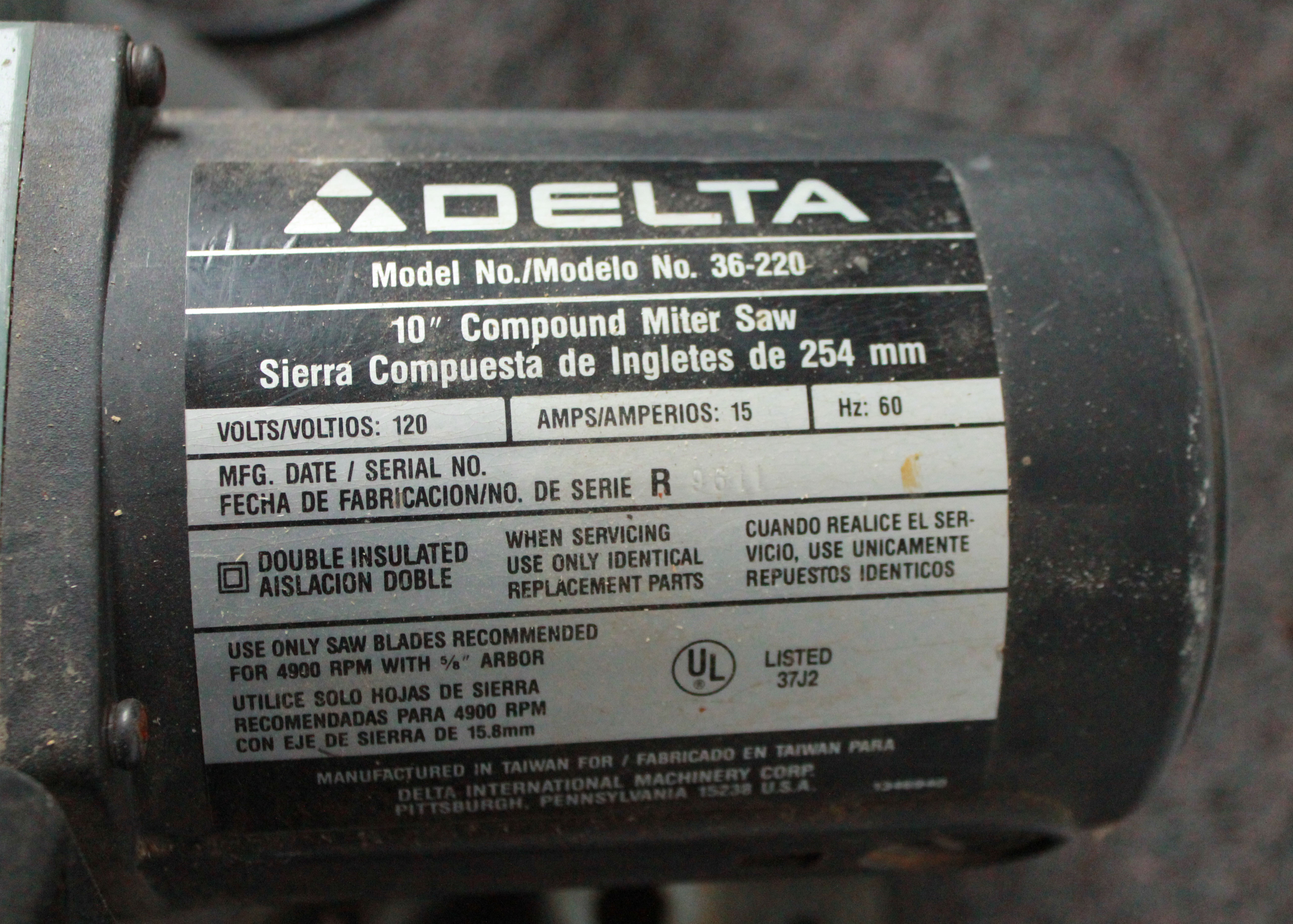 Delta 10" Compound Miter Saw