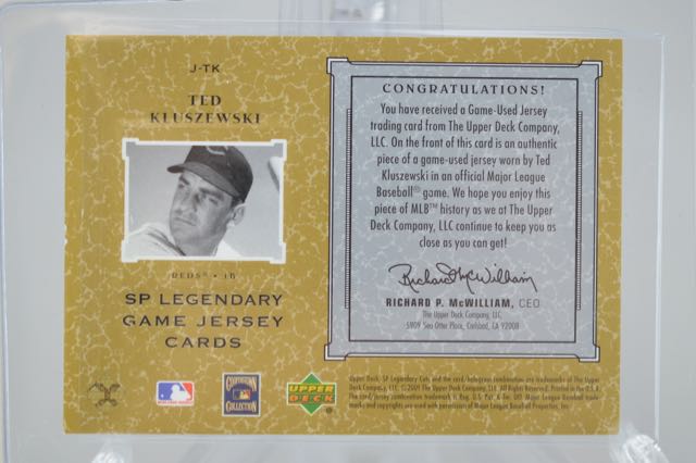 Set of Ted Kluszewski Baseball Cards