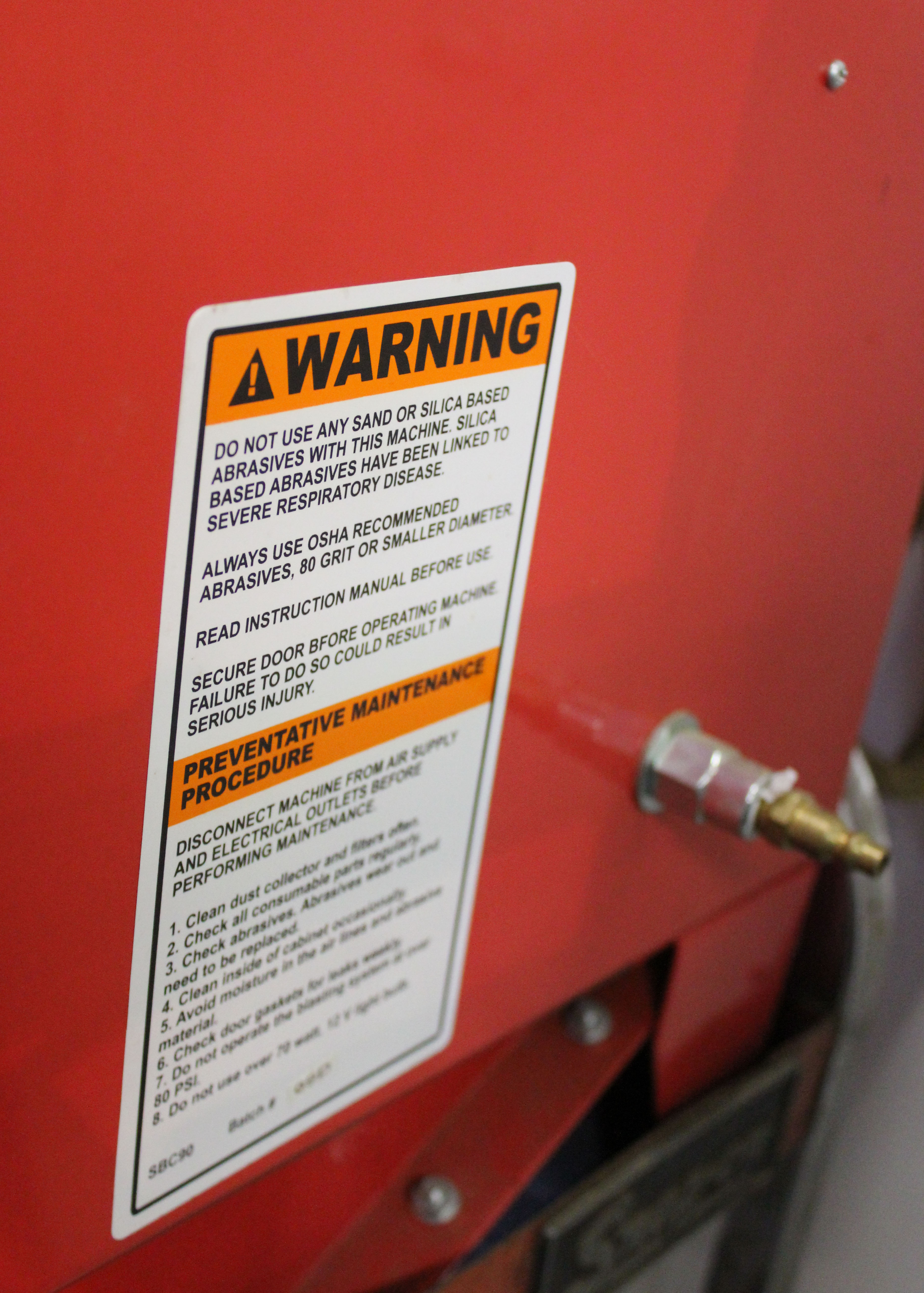 Black Bull Abrasive Blast Cabinet