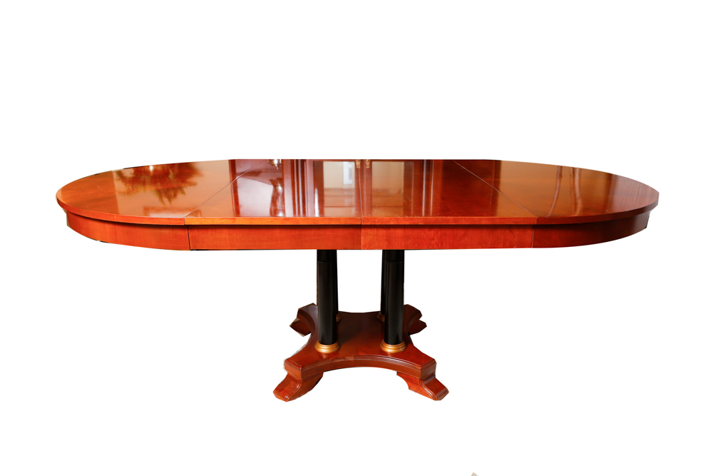 46" Ethan Allen Round Cherry Dining Table