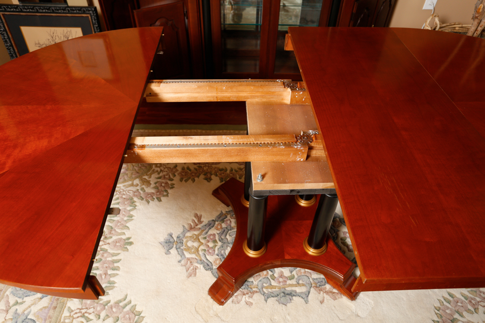 46" Ethan Allen Round Cherry Dining Table