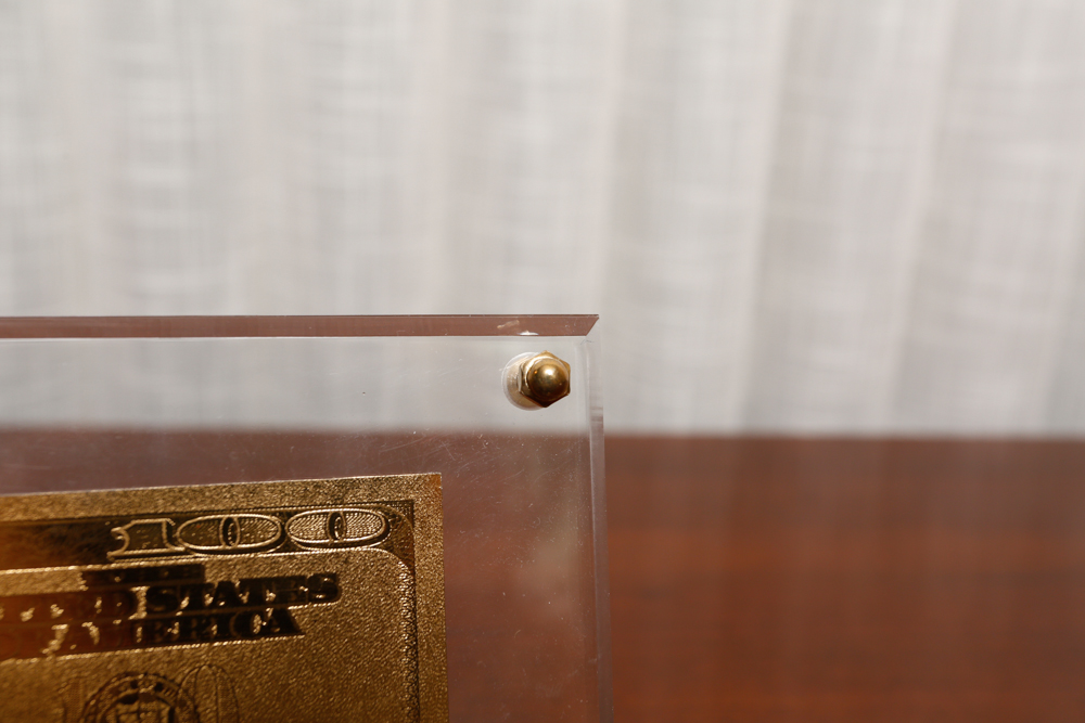 24KT Gold Plated $100 Bill