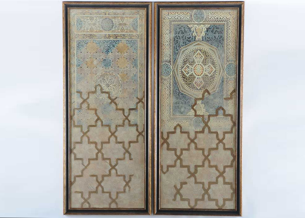 Pair of Oriental Wall Decor Pieces