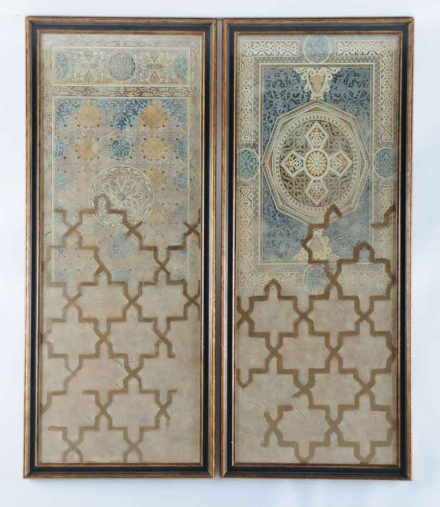 Pair of Oriental Wall Decor Pieces