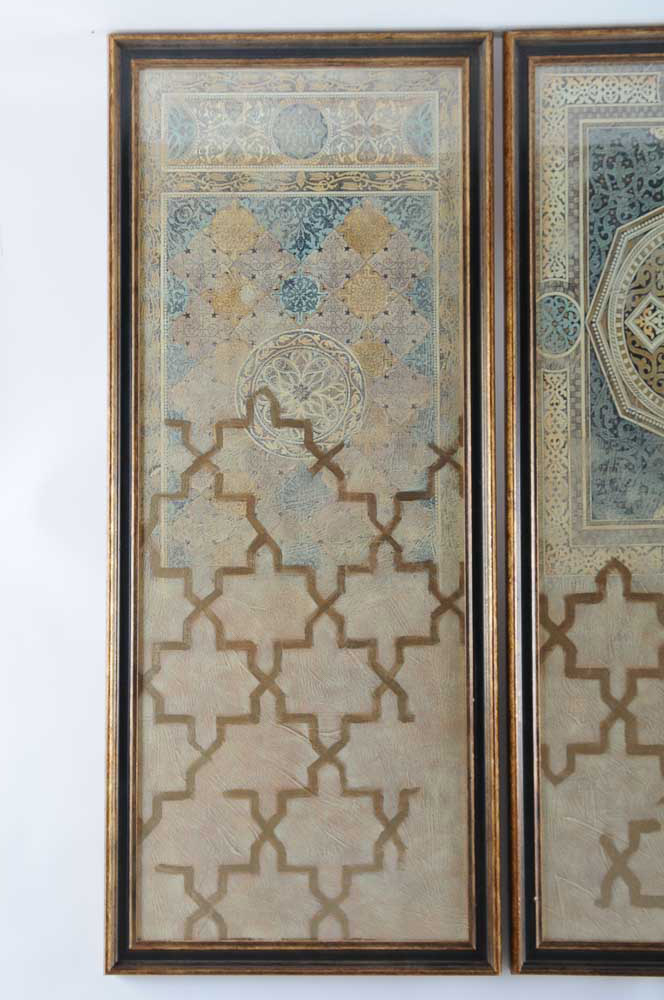 Pair of Oriental Wall Decor Pieces