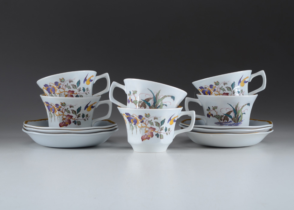 Wedgwood "Devon Rose" Cups and Saucers