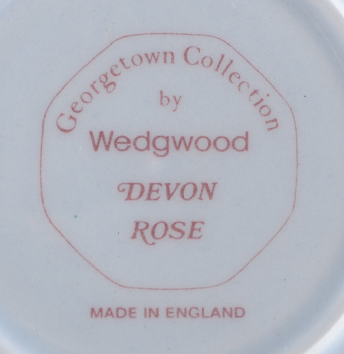 Wedgwood "Devon Rose" Cups and Saucers