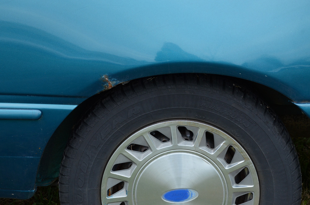 Aqua 1993 Ford Tempo GL Coupe