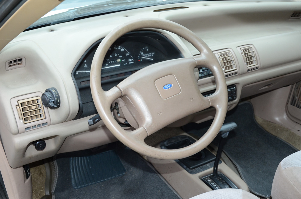 Aqua 1993 Ford Tempo GL Coupe