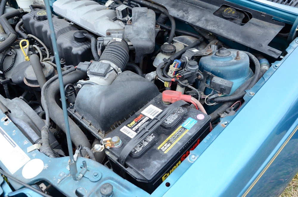 Aqua 1993 Ford Tempo GL Coupe