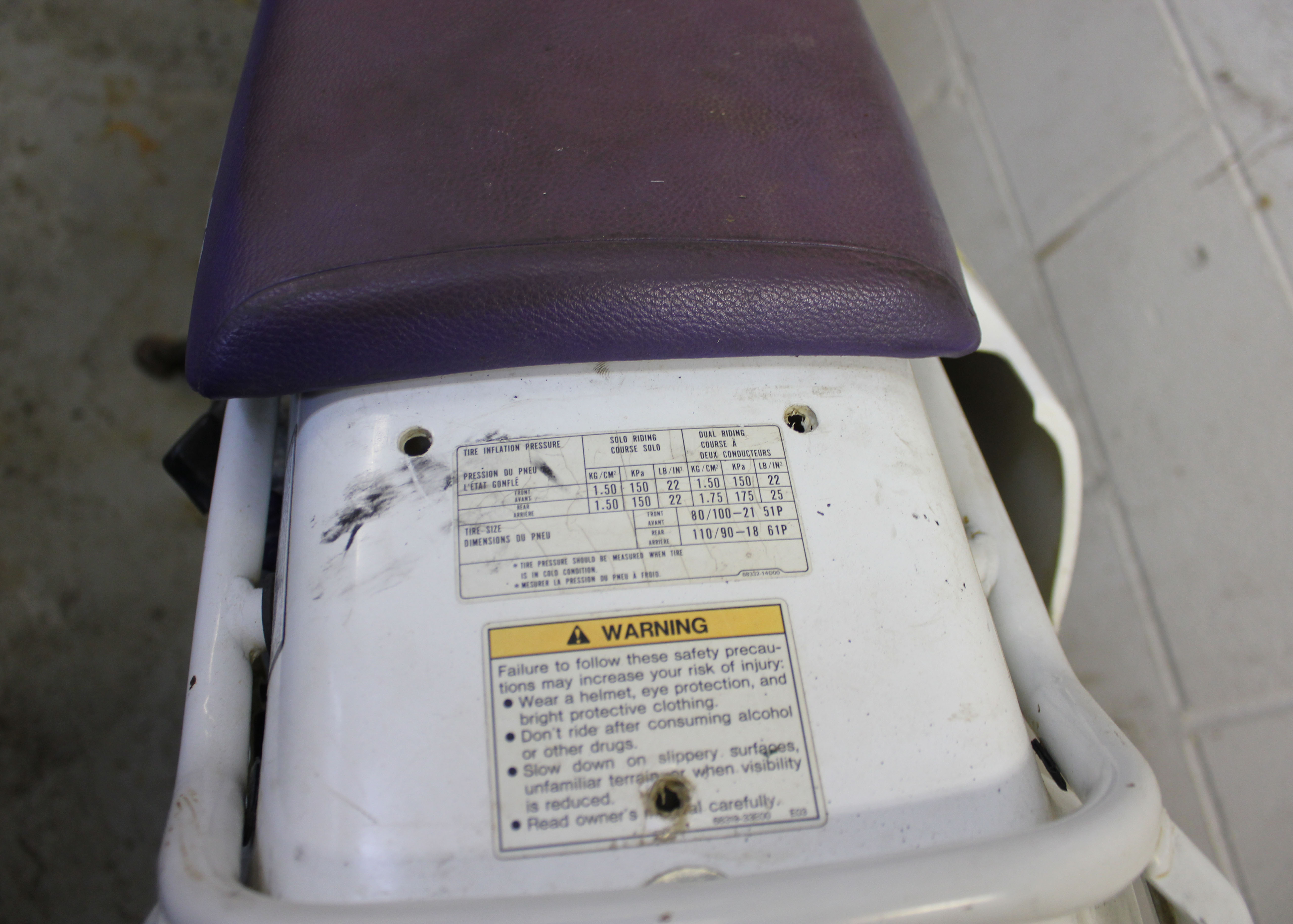 Suzuki DR350 Motorcycle