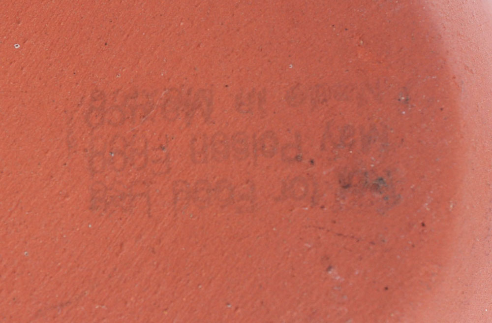 Bisque Urn, Green Pottery and Carved Stand