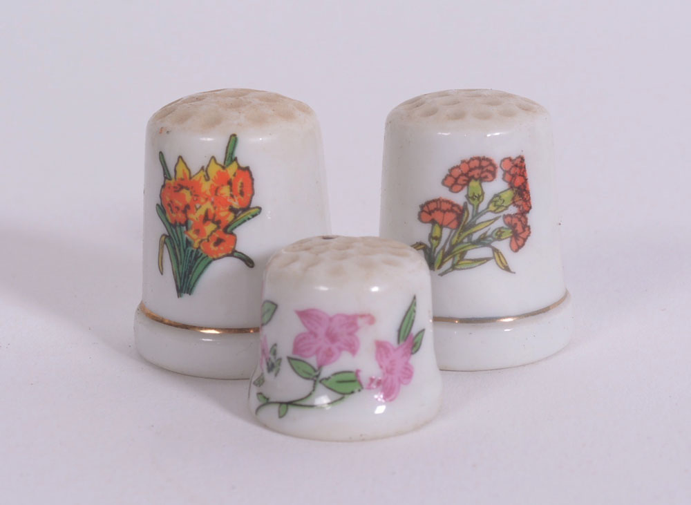 Collection of Decorative Thimbles