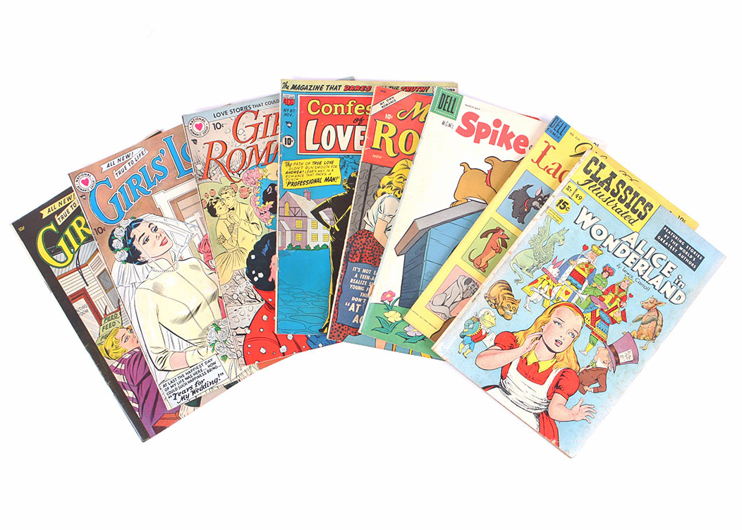 1950s Disney and Romance Comics