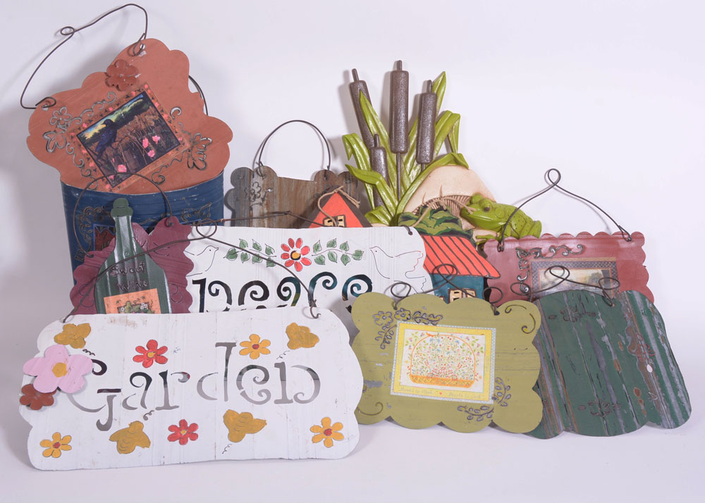 Collection of Tin Decorative Signs