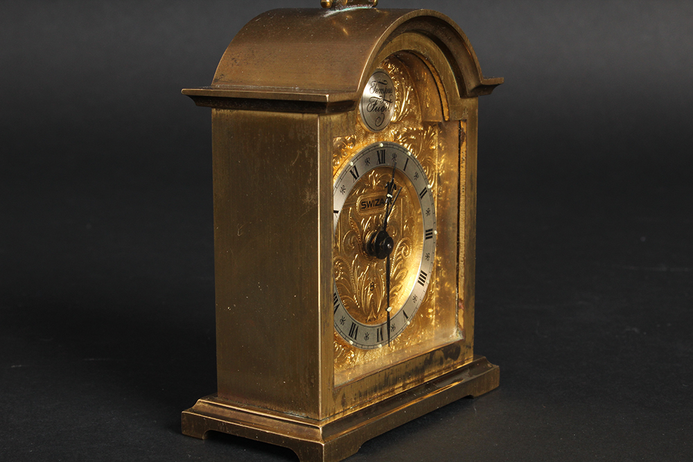 Swiza Sheffield Tempus Fugit Miniature Carriage Clock