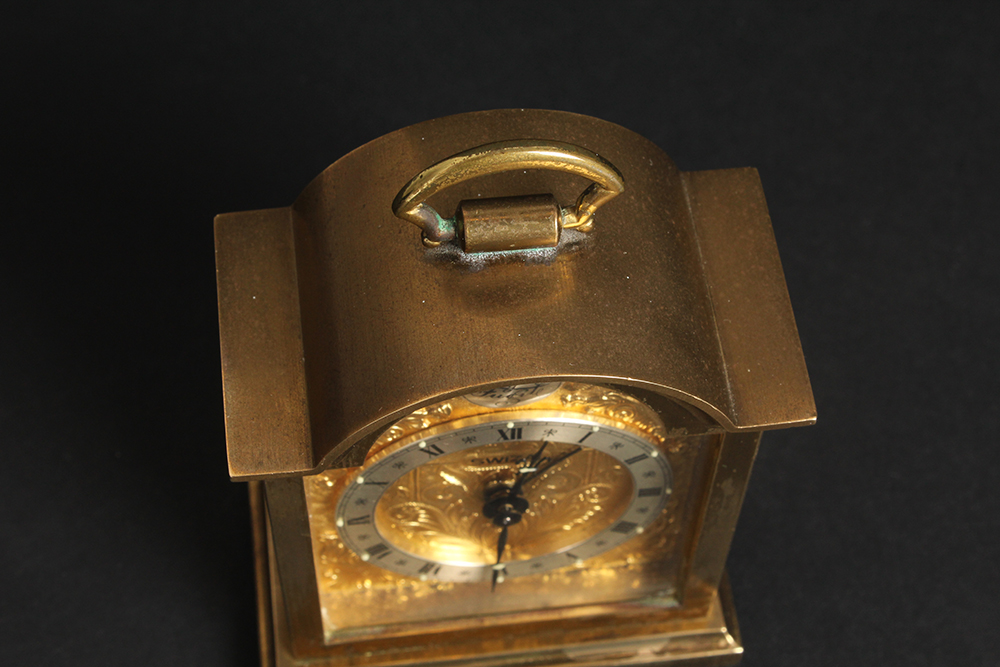 Swiza Sheffield Tempus Fugit Miniature Carriage Clock