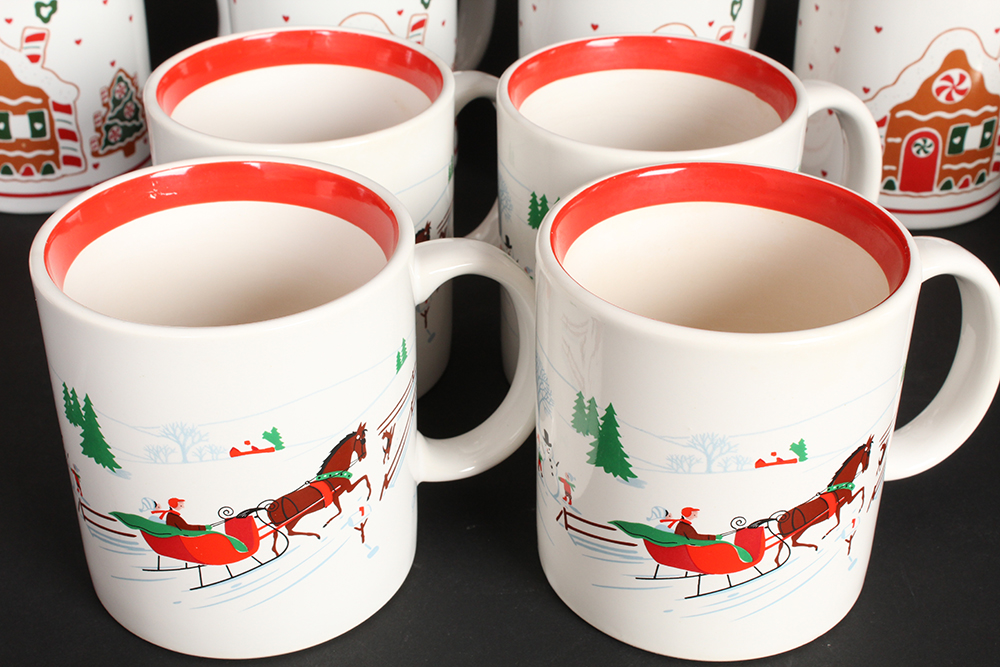 Assortment of Christmas Mugs