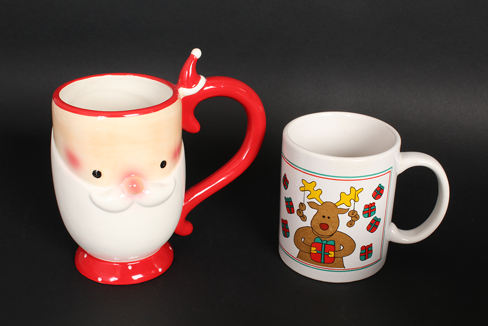 Assortment of Christmas Mugs