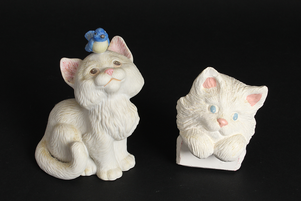 Clowder of Porcelain Cats