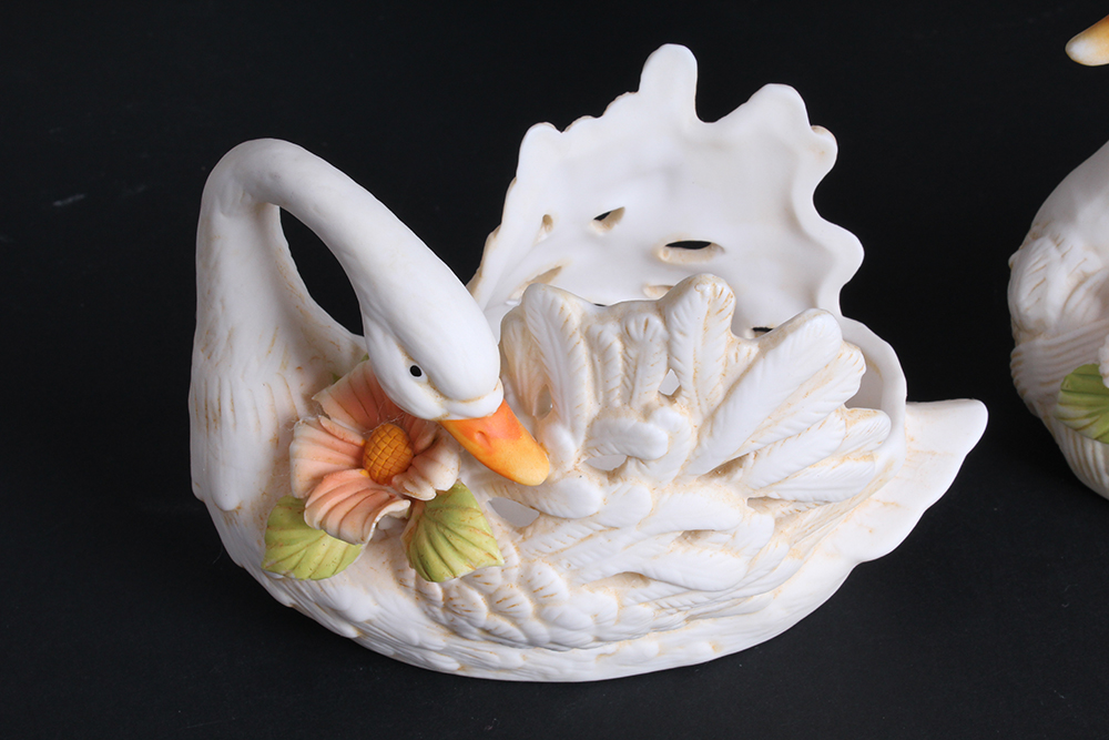 Assortment of Decorative Swans