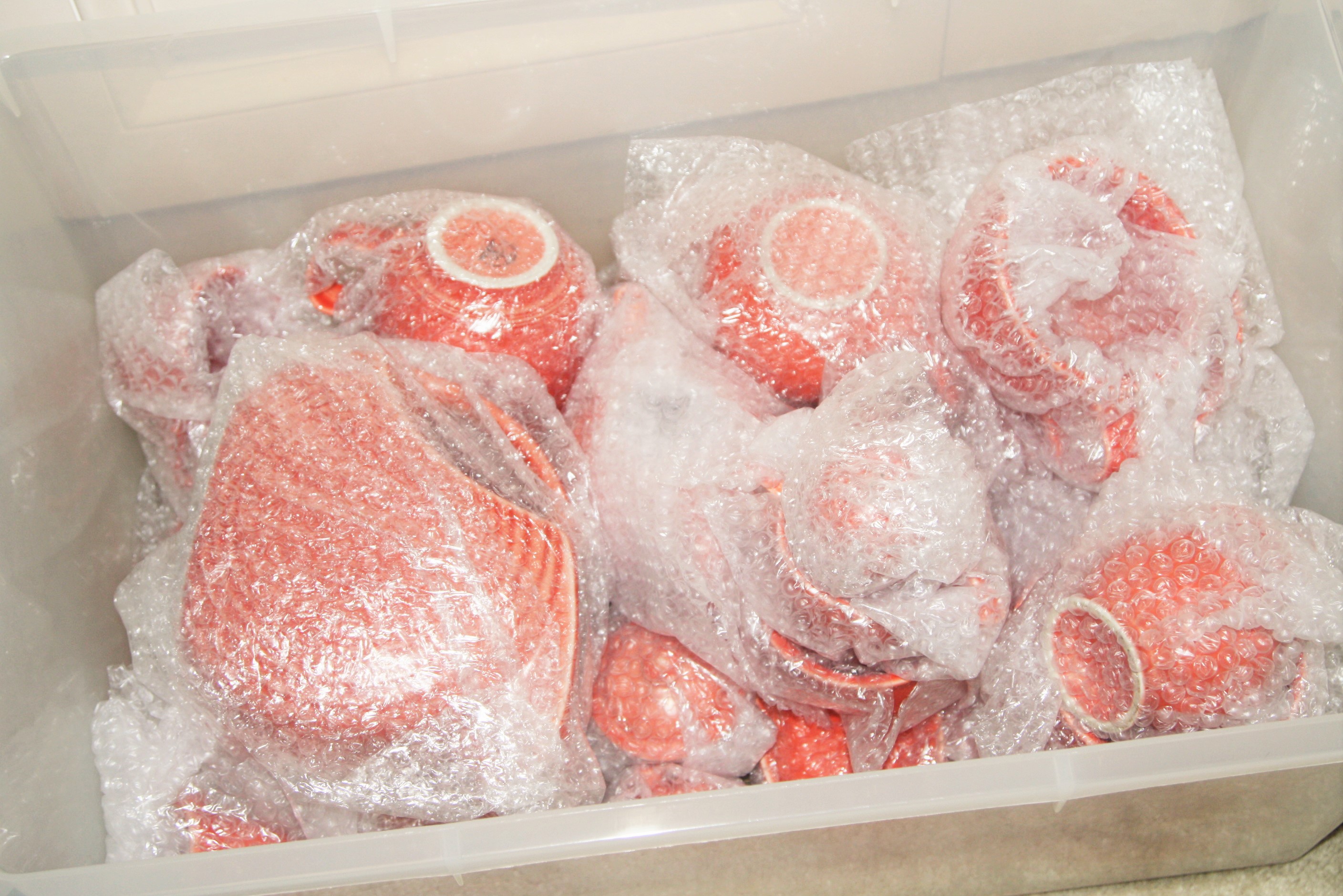 Fiestaware Collection in Persimmon and Post 86' Yellow