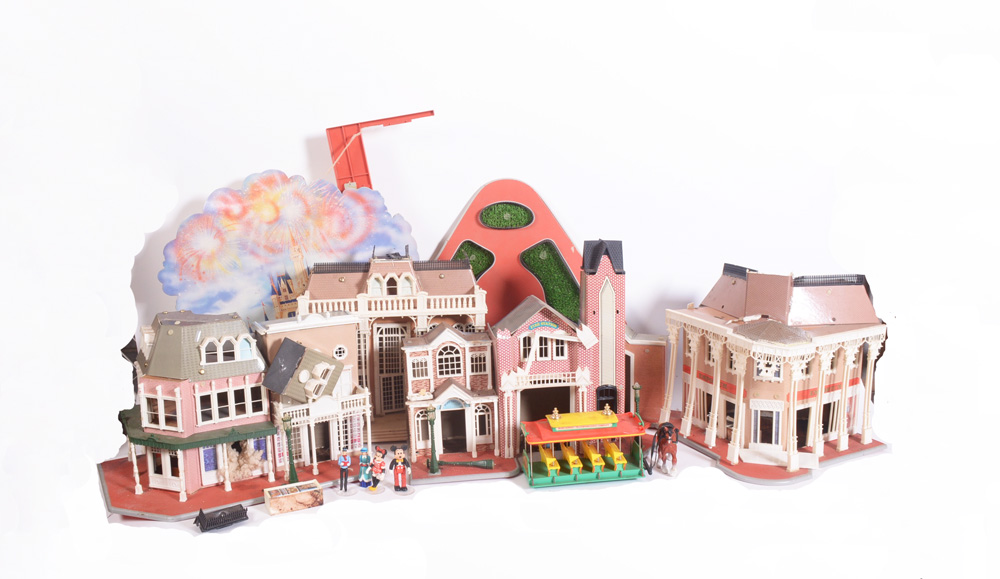 Vintage Disney World Model Buildings